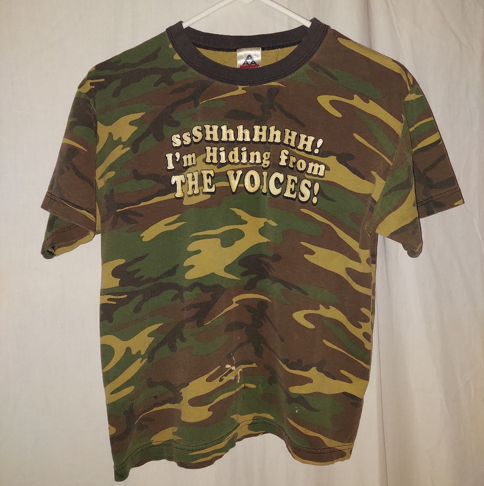 Youth camo print t-shirt